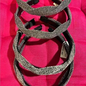 Elegant Silver Headband Set